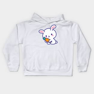 Kawaii Cute Carrot Bunny Rabbit Kids Hoodie